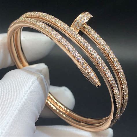 cartier nail replica bracelet 8 inch|cartier juste un clou price.